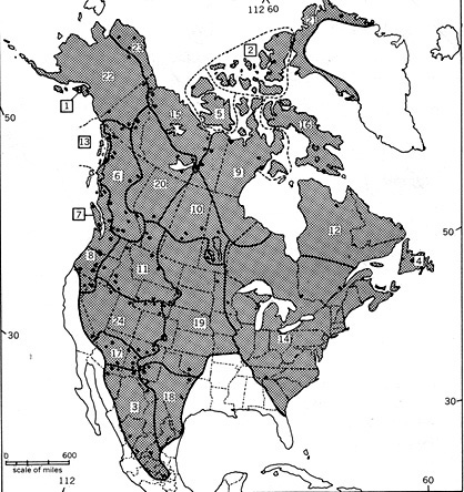 [Map of North America]